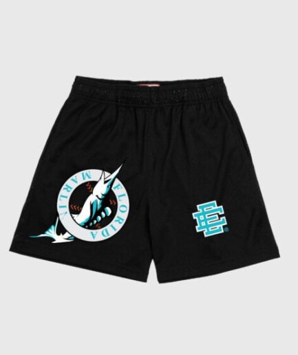 Eric Emanuel EE Ringer T Florida Marlins Shorts